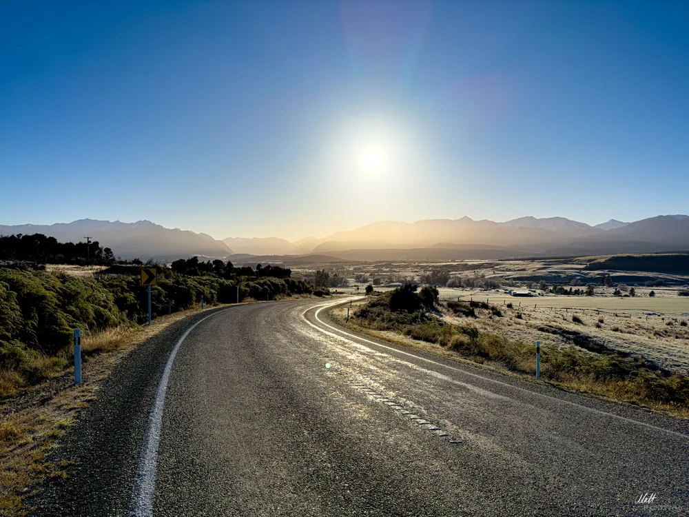 The drive to Milford